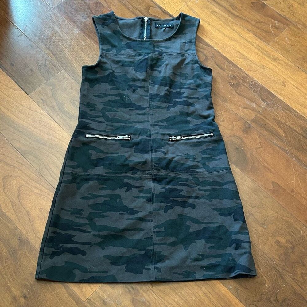 Sanctuary women's Mod Molly‎ Dress Mink Camo Sleeveless size small RN 95377